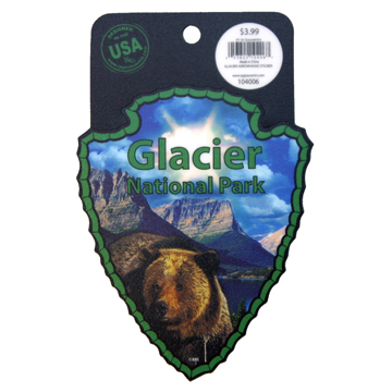 GLACIER ARROWHEAD STICKER