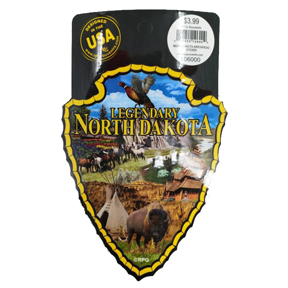 NORTH DAKOTA ARROWHEAD STICKER