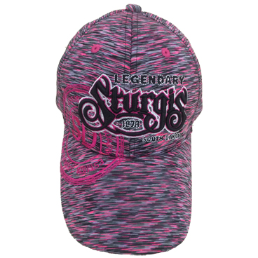 STURGIS, SD PINK HEATHERED ACTIVE HAT