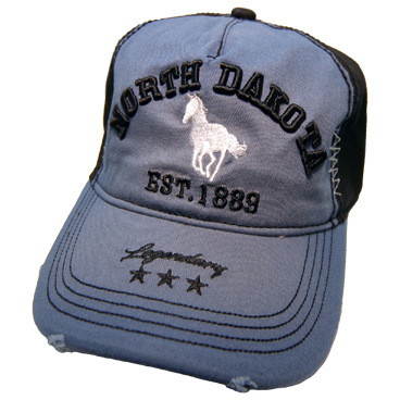 NORTH DAKOTA BLUE/BLACK HAT
