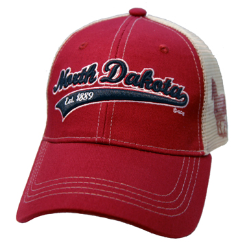 NORTH DAKOTA TRUCKER WITH SIDE PRINT HAT