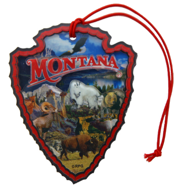 MONTANA 3-D ACRYLIC ORNAMENT