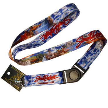 SOUTH DAKOTA LINE PRINTED LANYARD