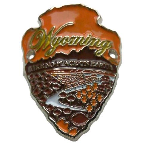WYOMING ARROWHEAD WALKING STICK EMBLEM
