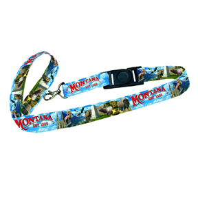 MONTANA LINE PRINTED LANYARD
