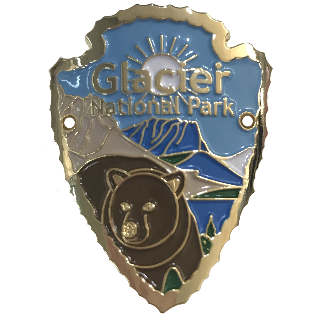 GLACIER WALKING STICK EMBLEM