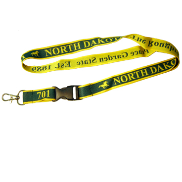 NORTH DAKOTA WOVEN LANYARD