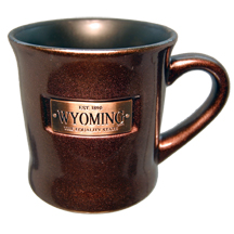 WYOMING PLAQUE MUG
