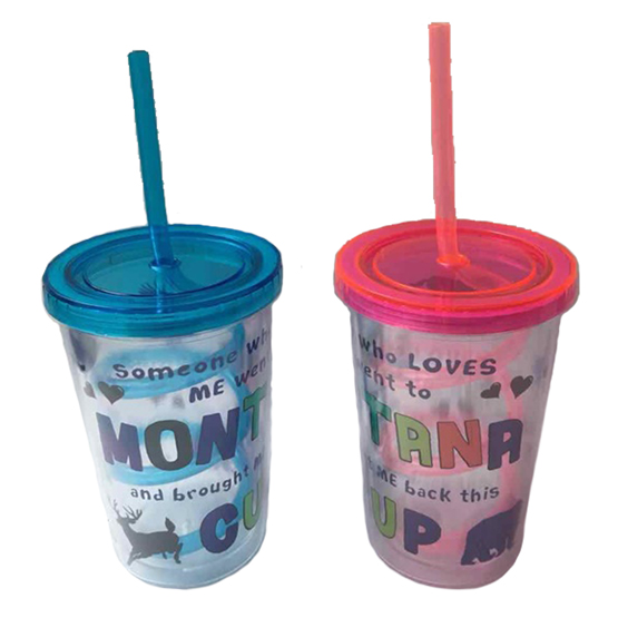 MONTANA TUMBLER WITH TWISTY STRAW