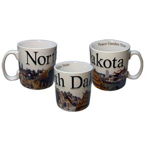 NORTH DAKOTA CITY MUG