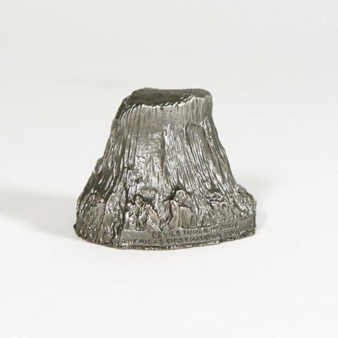 PEWTER DEVILS TOWER STATUE