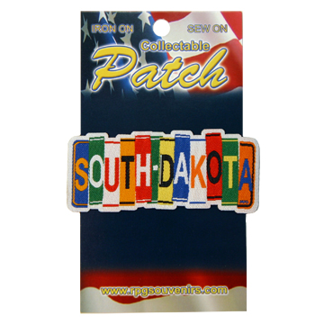 SOUTH DAKOTA LICENSE PLATE PATCH