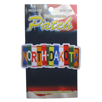 NORTH DAKOTA LICENSE PLATE PATCH