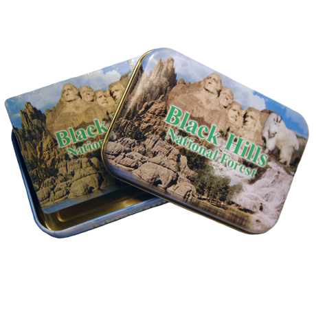 BLACK HILLS METAL BOX PLAYING CARDS