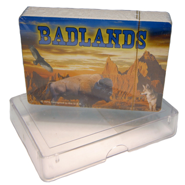 BADLANDS ACRYLIC BOX PLAYING CARDS