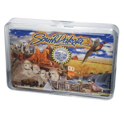 SOUTH DAKOTA  ACRYLIC BOX PLAYING CARDS