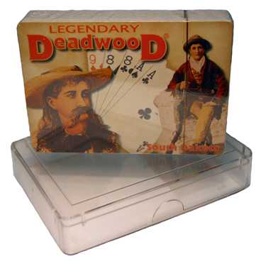 DEADWOOD ACRYLIC BOX PLAYING CARDS