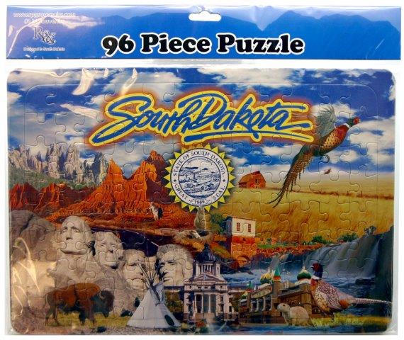 SOUTH DAKOTA 96 PIECE PUZZLE
