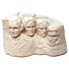 MOUNT RUSHMORE SMALL POLY STATUE