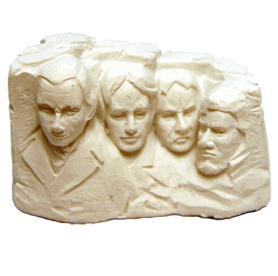 MOUNT RUSHMORE MINI POLY STATUE