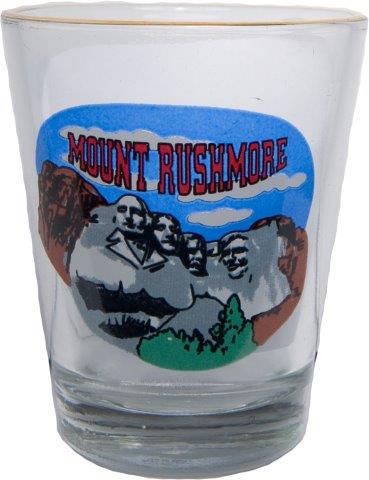 BEHIND MOUNT RUSHMORE SHOT WITH GOLD RIM