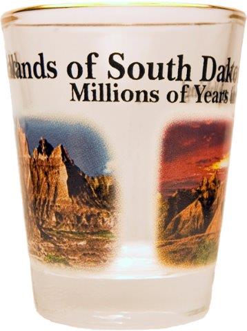 BADLANDS 4-COLOR PHOTO SHOT WITH GOLD RIM