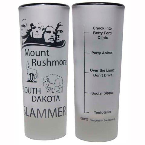 SOUTH DAKOTA FROSTED SLAMMER SHOOTER WITH BLACK RIM