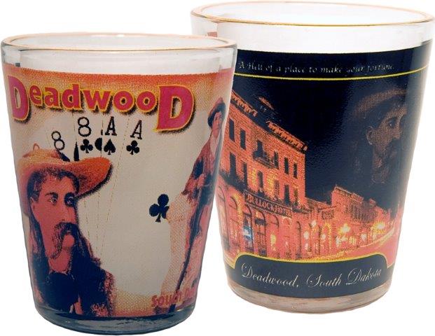 DEADWOOD NIGHT PHOTO SHOT WITH GOLD RIM