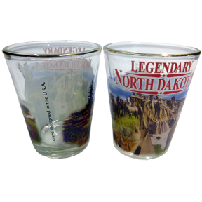 NORTH DAKOTA COLLAGE SHOT WITH GOLD RIM