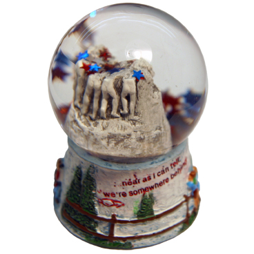 BEHIND MOUNT RUSHMORE 45MM WATERBALL