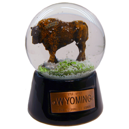 WYOMING PLAQUE 65MM WATERBALL