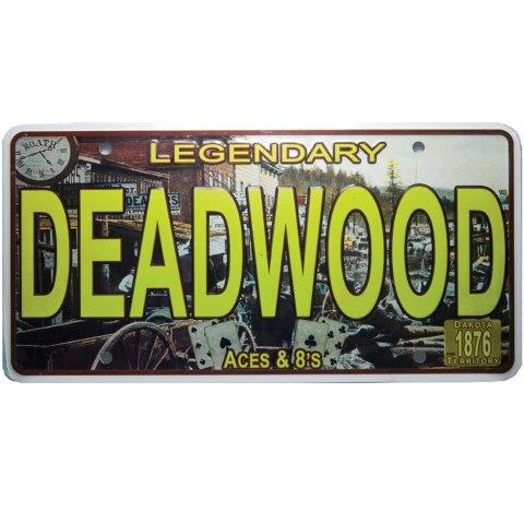 DEADWOOD LICENSE PLATE