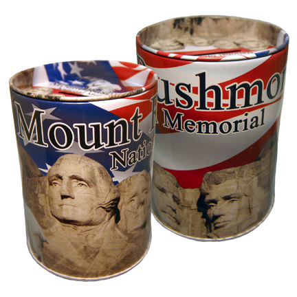 MOUNT RUSHMORE TIN BANK