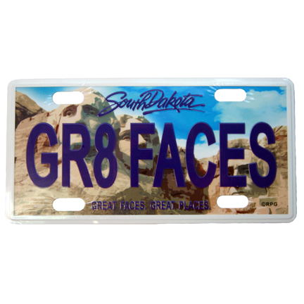 SOUTH DAKOTA SMALL LICENSE PLATE