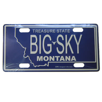 MONTANA SMALL LICENSE PLATE
