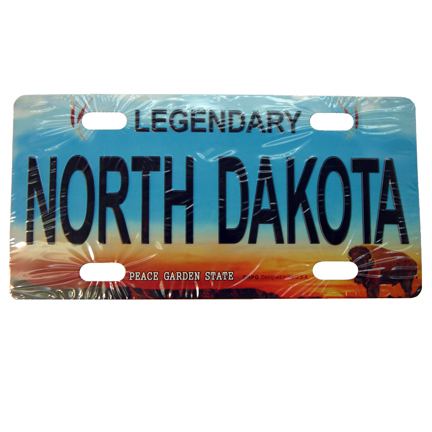 NORTH DAKOTA SMALL LICENSE PLATE