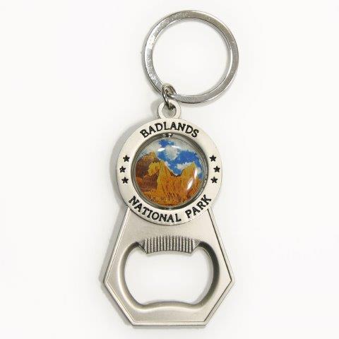 BADLANDS PHOTO BOTTLE OPENER KEYCHAIN
