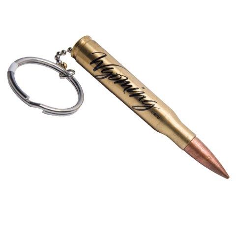 WYOMING .30-06 BULLET KEYCHAIN