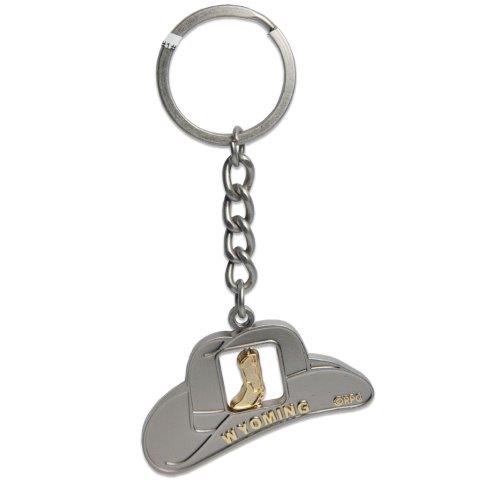 WYOMING COWBOY BOOT SPINNER KEYCHAIN