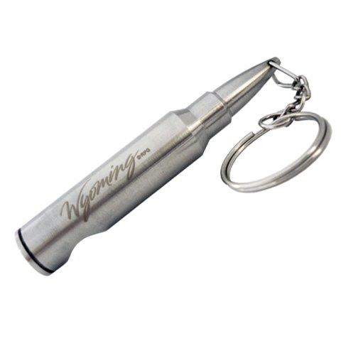 WYOMING .30-06  BOTTLE OPENER BULLET KEYCHAIN
