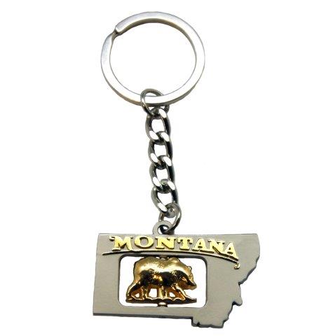 MONTANA BEAR SPINNER KEYCHAIN