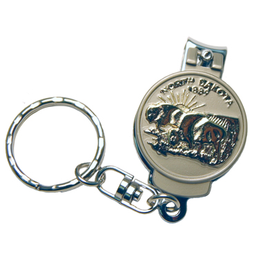 NORTH DAKOTA NAIL CLIPPER KEYCHAIN