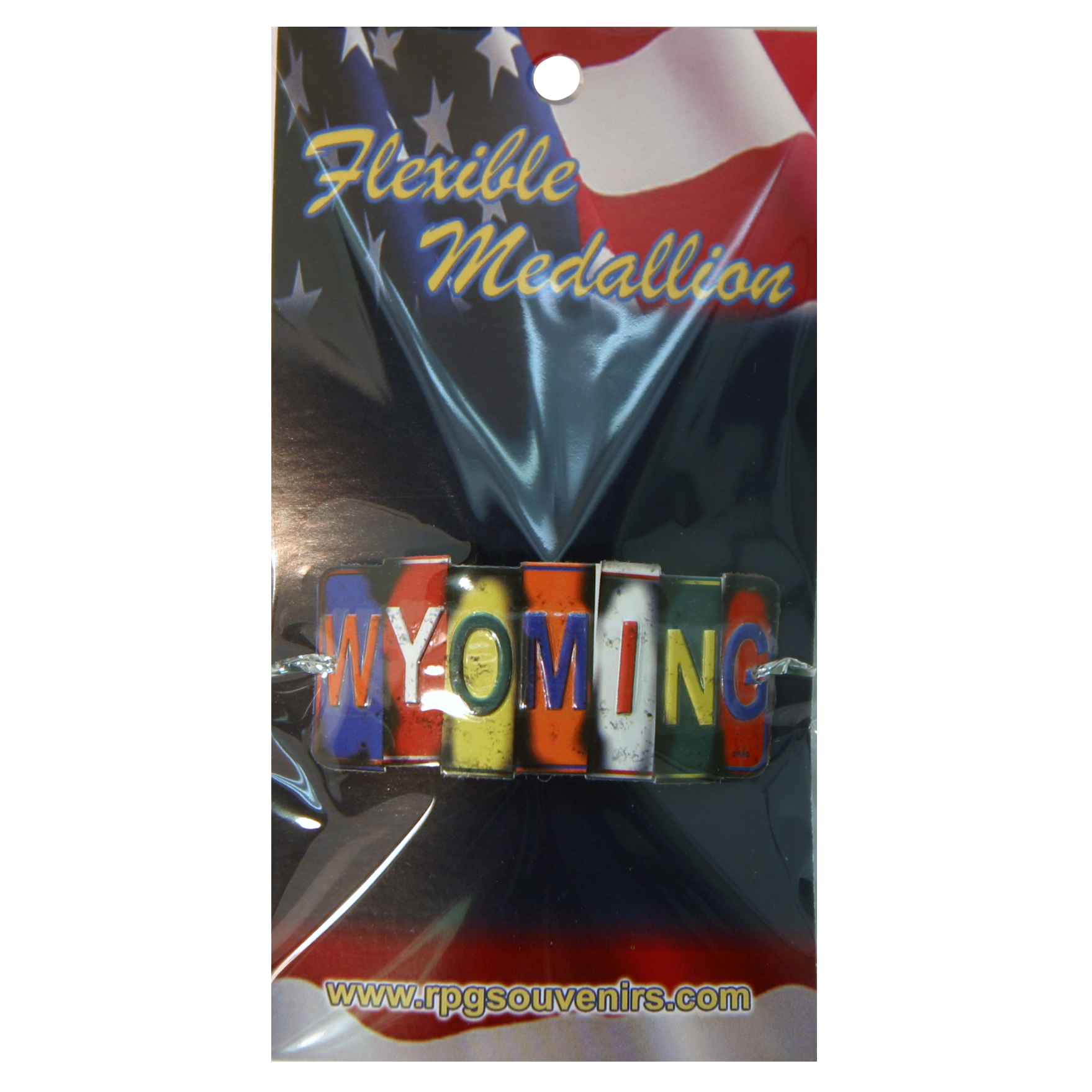 WYOMING LICENSE PLATE MEDALLION