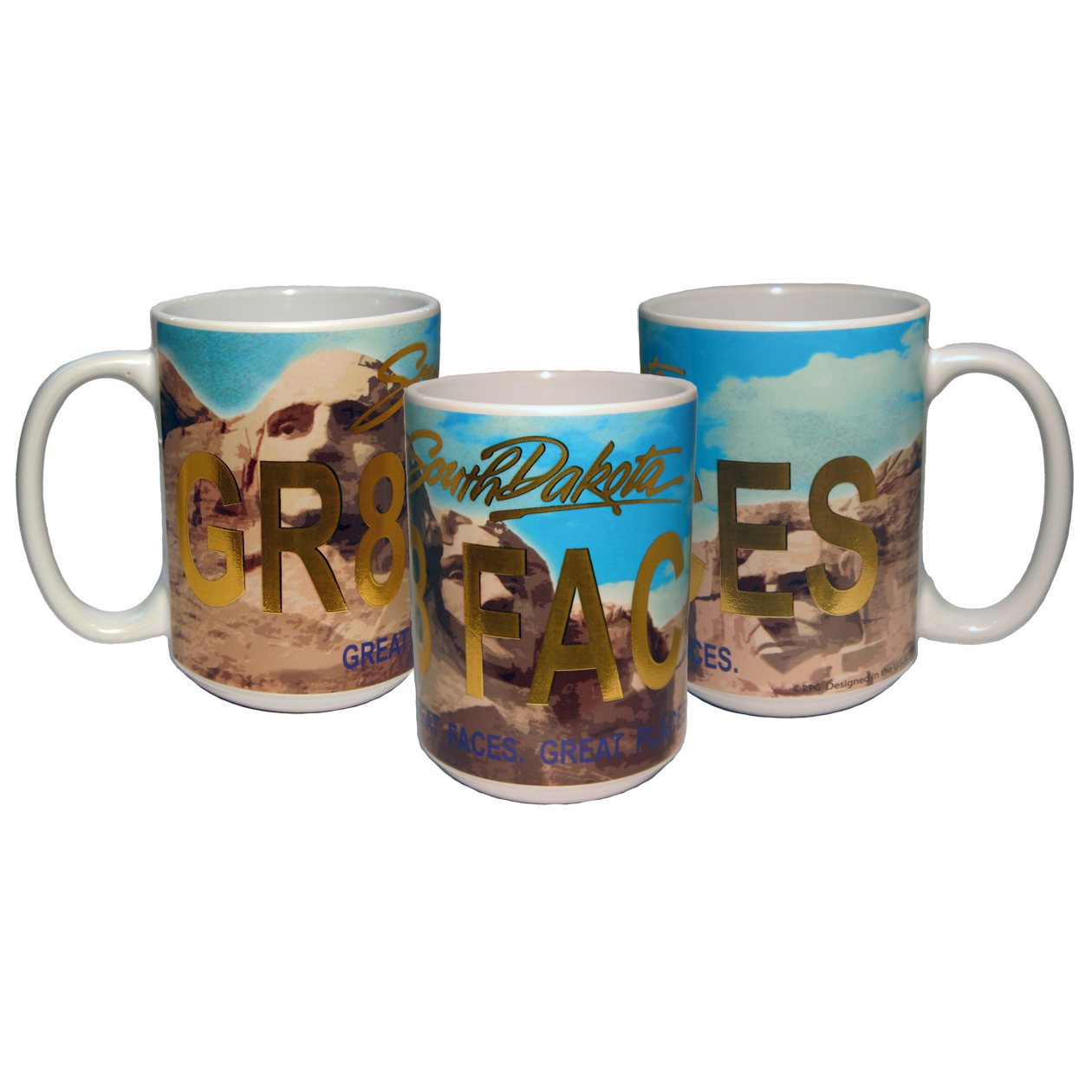 SOUTH DAKOTA STATE LICENSE PLATE MUG