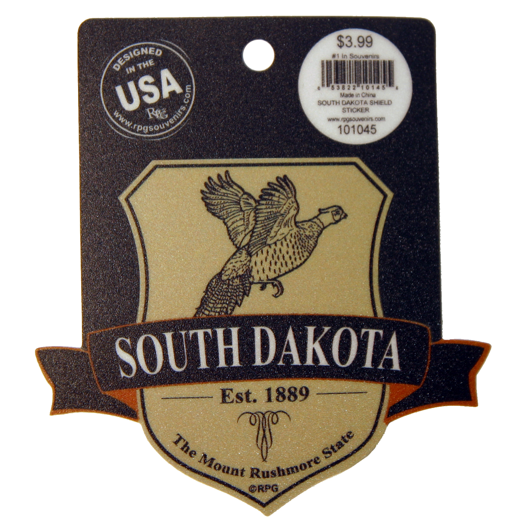 SOUTH DAKOTA SHIELD STICKER