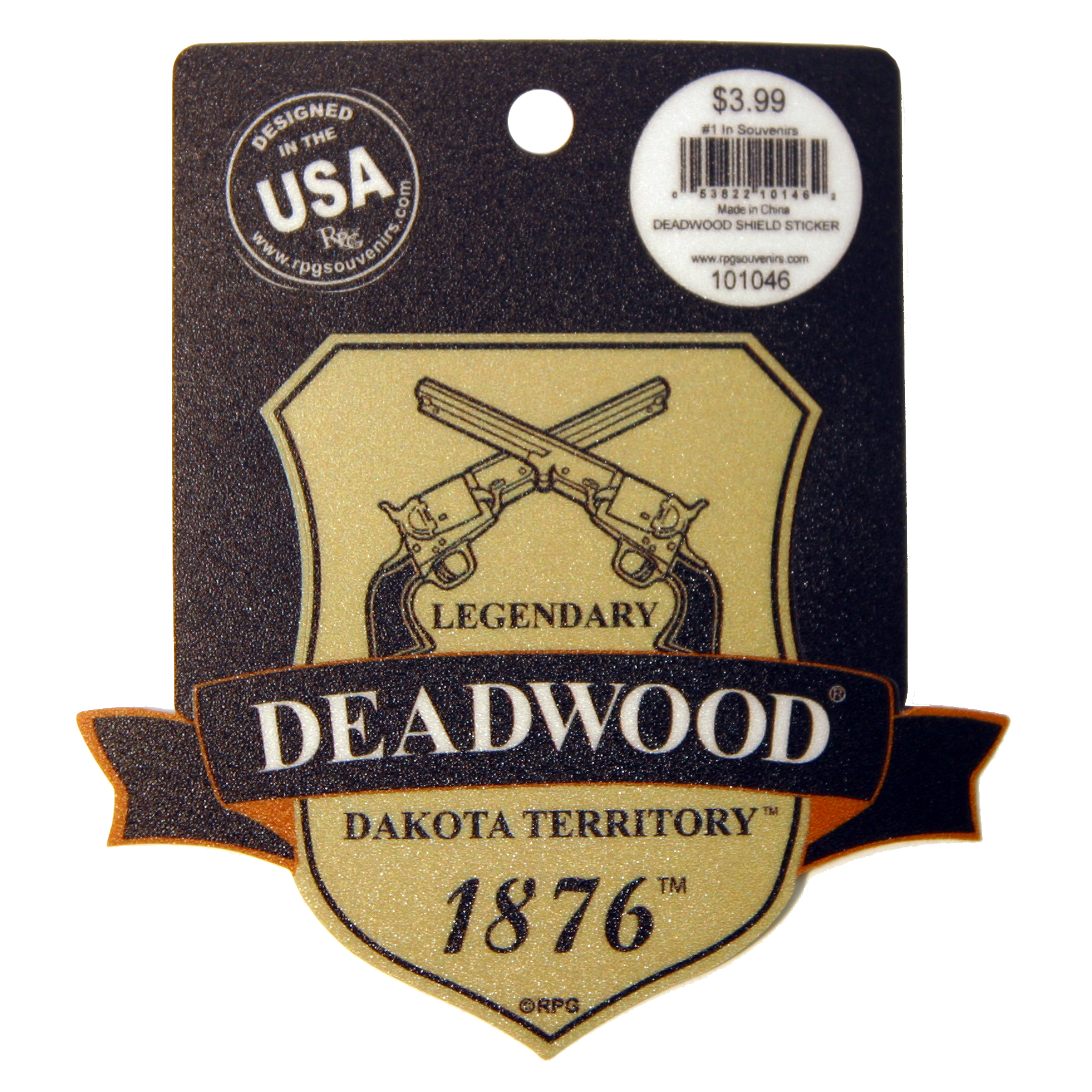 DEADWOOD SHIELD STICKER