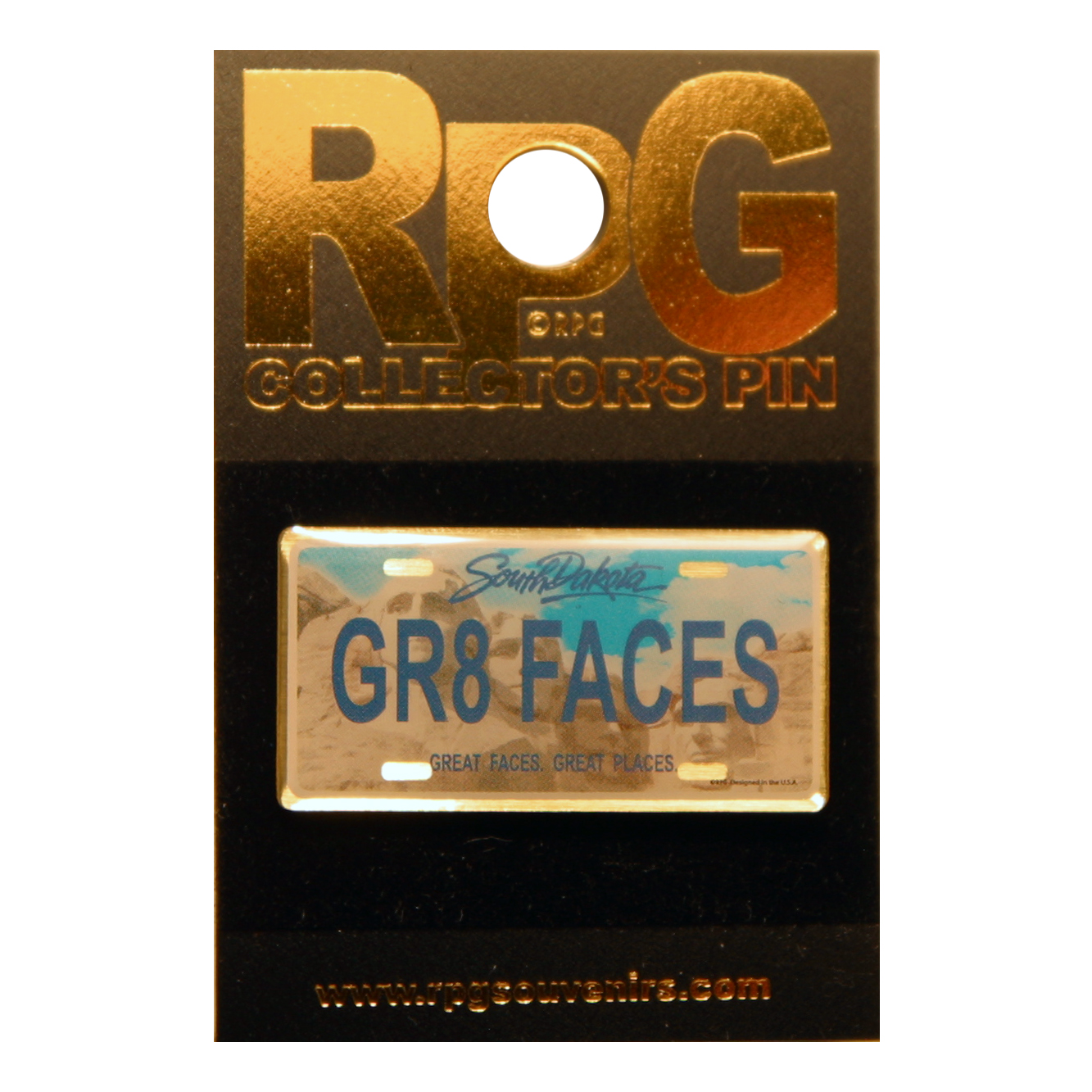 SOUTH DAKOTA STATE LICENSE PLATE HAT TAC