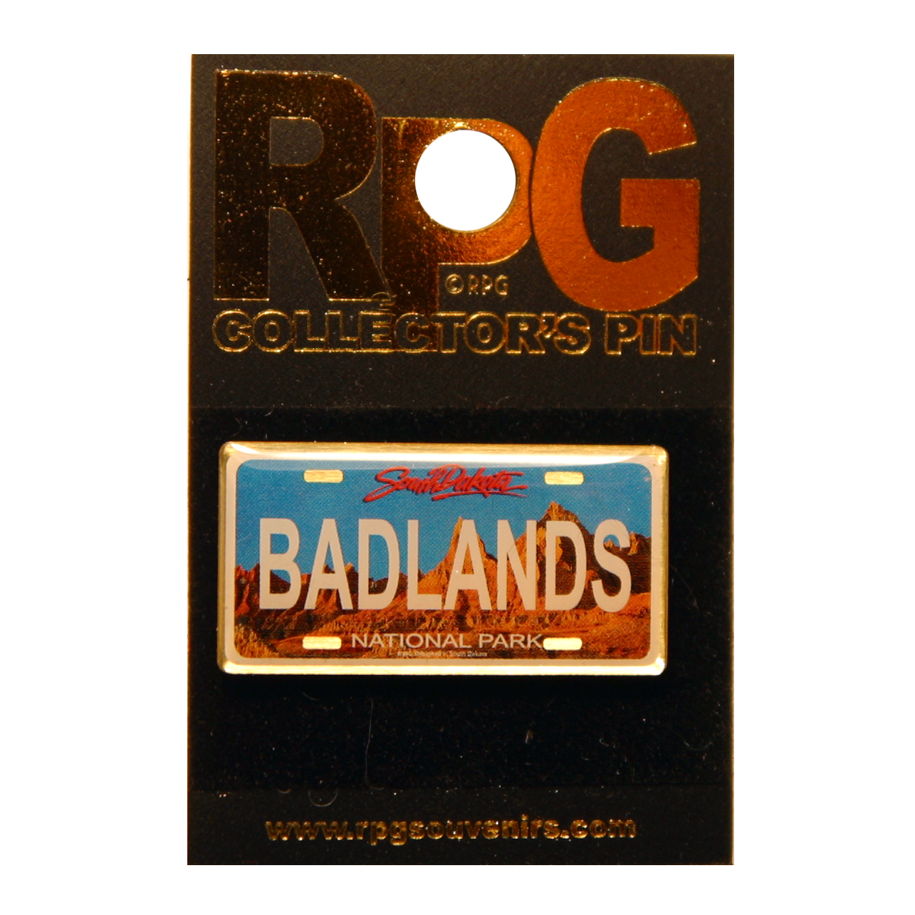 BADLANDS STATE LICENSE PLATE HAT TAC