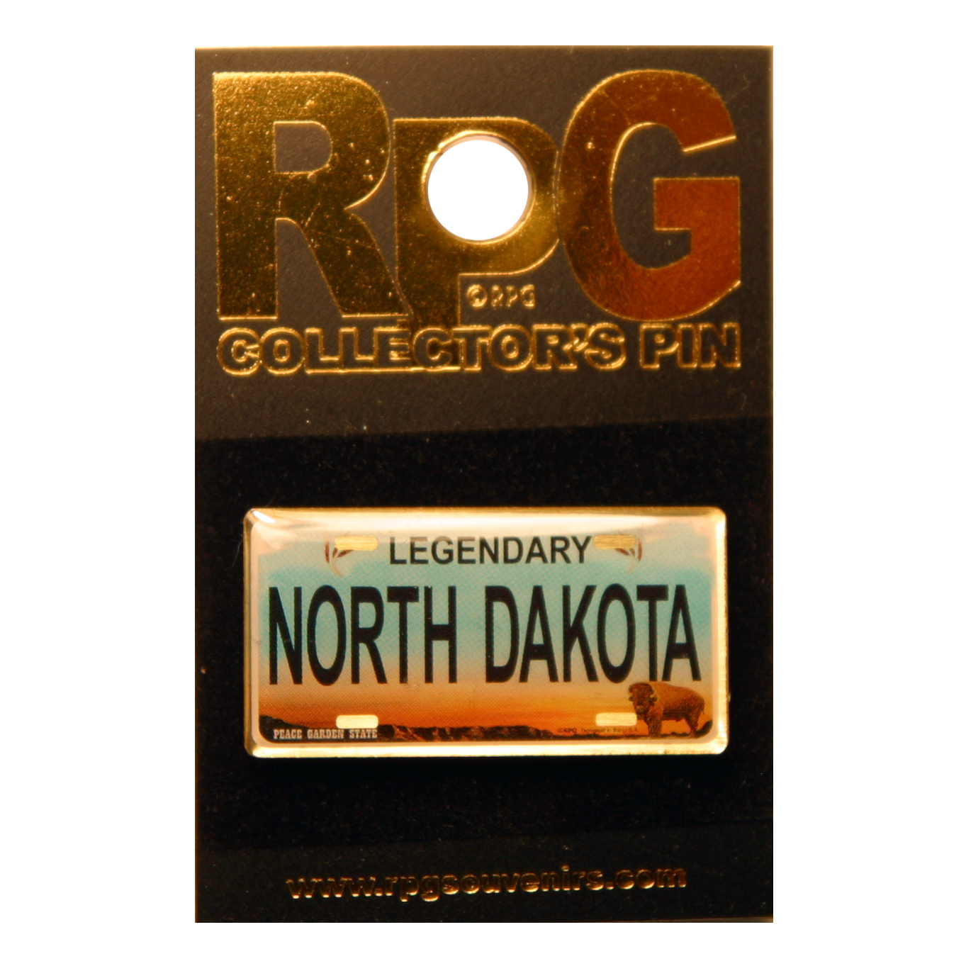 NORTH DAKOTA STATE LICENSE PLATE HAT TAC