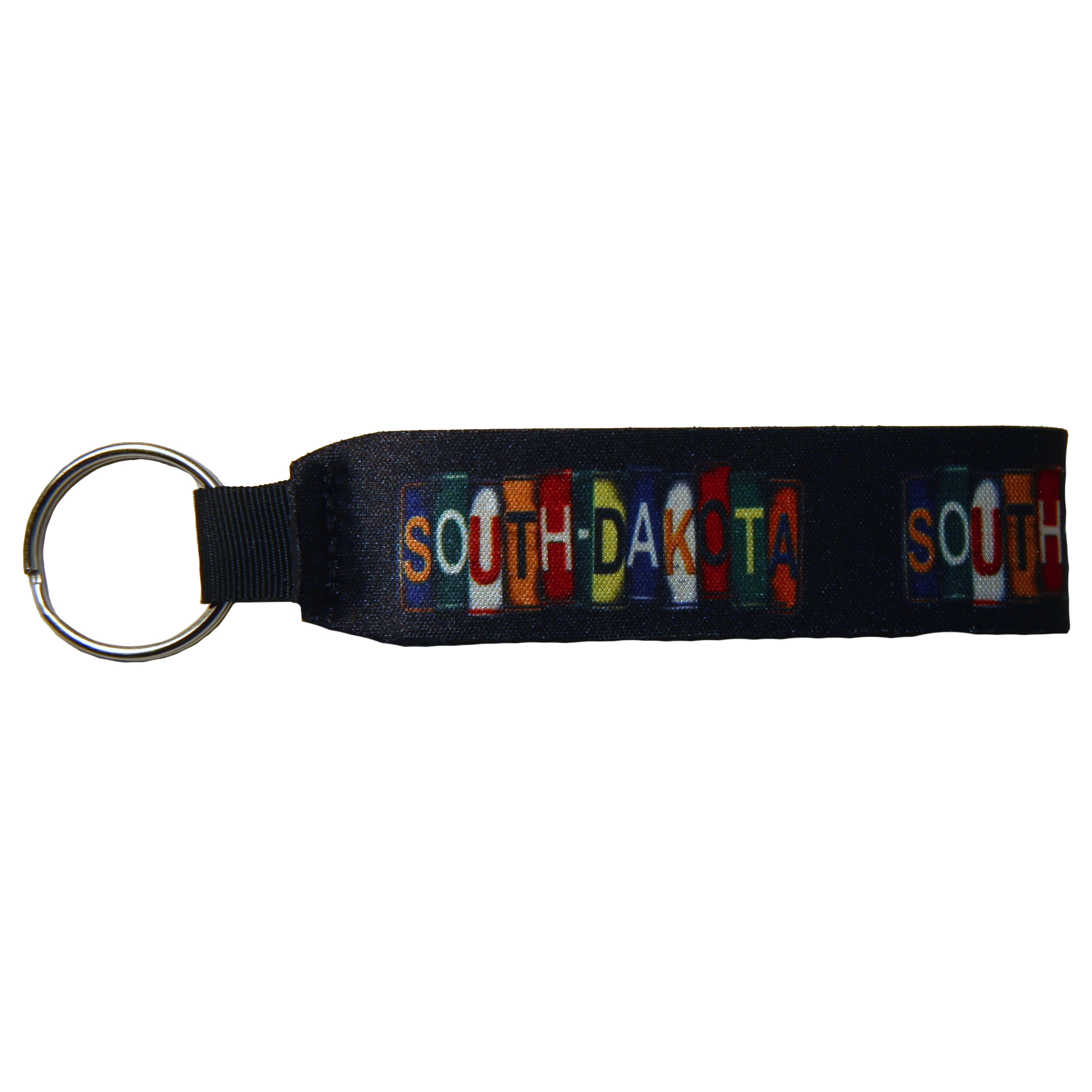 SOUTH DAKOTA LICENSE PLATE STRAP KEYCHAIN